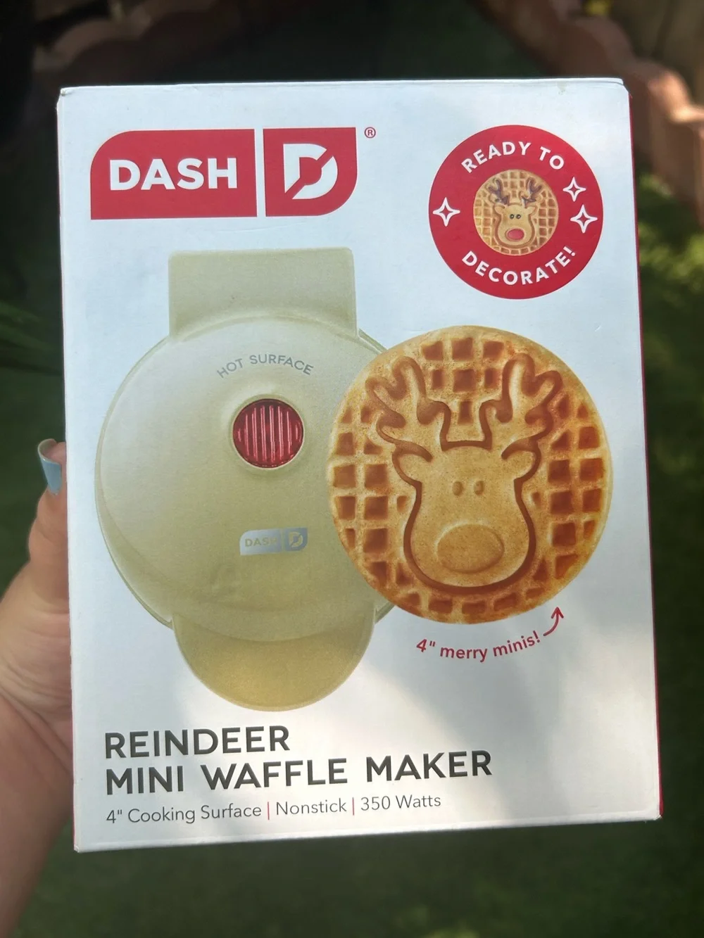 Reindeer Mini Waffle Maker